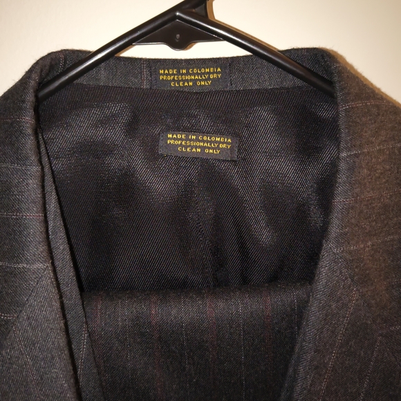 Oscar De La Renta 3 Piece Suit 44L 38W - Picture 5 of 15